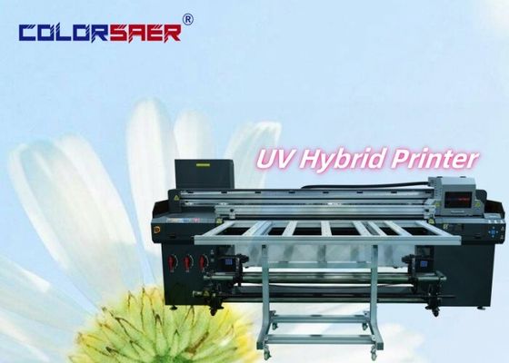 China Fábrica Máquina de impressão UV de boa qualidade Flatbed And Roll To Roll UV Hybrid Printer