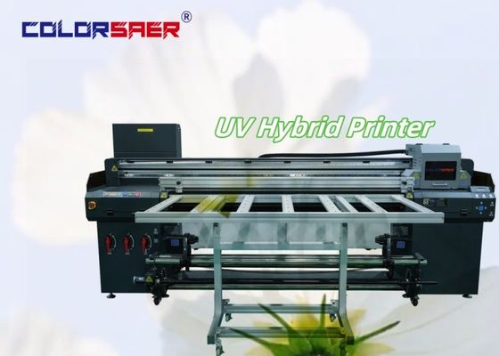 Máquina de impressão híbrida UV de papelão e rolha para papelão