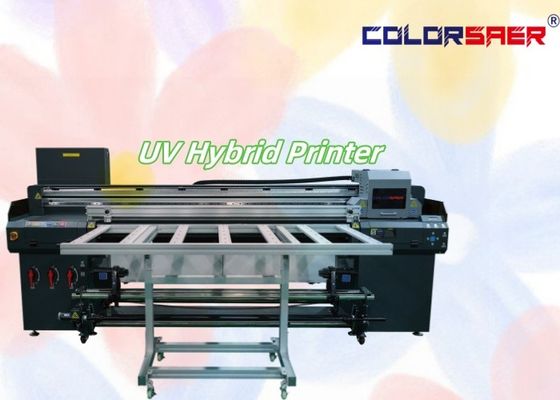 Impressora UV a jato de tinta para pequenas empresas com papel para papel Impressora híbrida UV para materiais diferentes