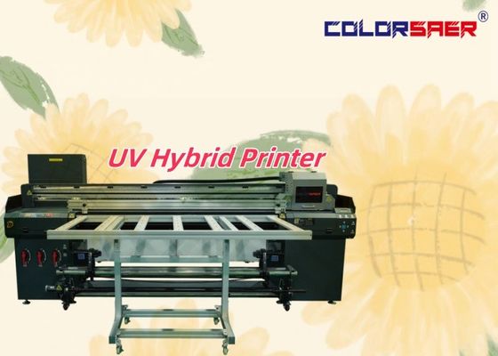 Impressora UV a jato de tinta para pequenas empresas com papel para papel Impressora híbrida UV para materiais diferentes