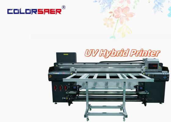 Impressora UV híbrida SAER Color Flatbed With Roll to Roll I3200 Nova Impressora UV para diferentes materiais