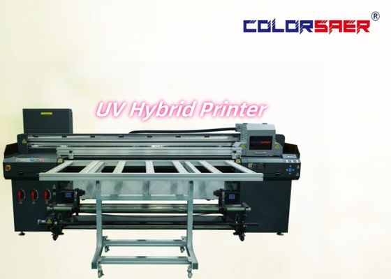 Máquina de impressão de sinais de impressora híbrida UV