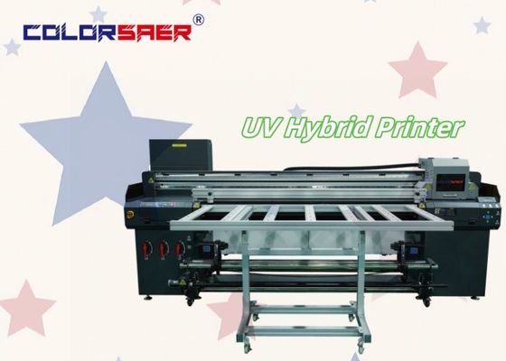 Impressora Híbrida UV de Mesa Plana Roll to Roll para Materiais de Decoração Eletrônica e Publicidade de Cartazes