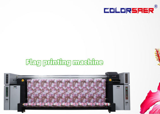 Máquina de impressão digital de tecidos Banner de bandeira Impressora de sublimação de tecidos de poliéster inkjet dye