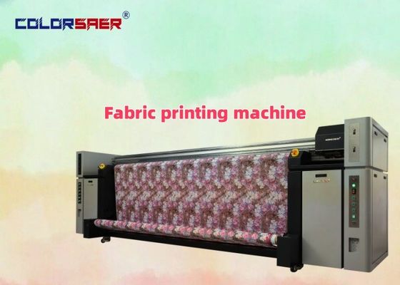 Cor SAER 10,5 pés / 3,2 m Máquina de impressão de tecidos de tecido Impressora de sublimação de 3200 mm