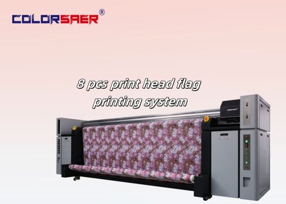 Máquina de impressão têxtil de algodão e poliéster, rolo a rolo de grande formato, tudo-em-um, fabricada na China