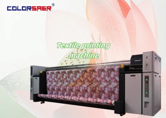 Impressora têxtil de impressão direta de 3200mm em tecido com 8 cabeças de impressão i3200, impressora direta para poliéster