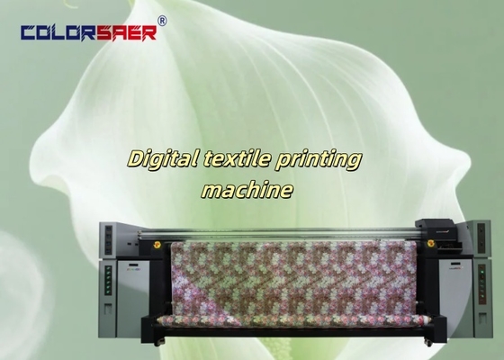 Impressora de tecido digital Epson Head Largura 3,2 m Sublimação CMYK
