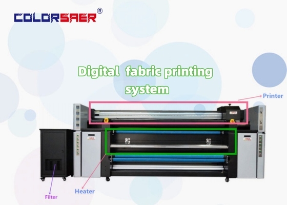 Impressora a jato de tinta automática para materiais de tecido de sublimação digital rolo a rolo de grande formato Nova condição Alta dpi