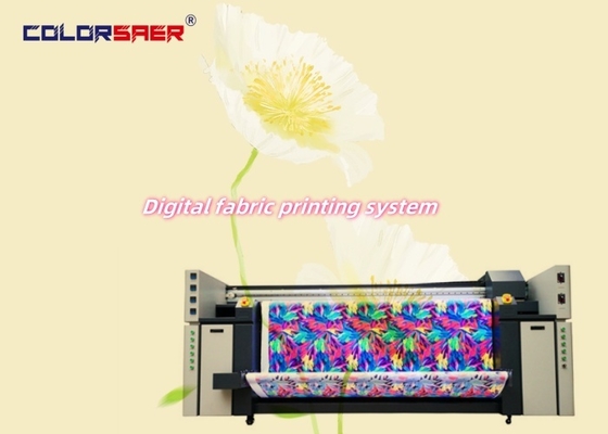 2.2M Máquina de Impressão de Tecidos de Poliéster e Algodão Directamente ao Tecido Máquina de Impressão de Sublimação Plotter Téctil Digital