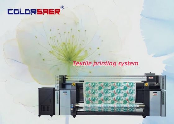 IMPRESSORA DE SUBLIMAÇÃO DIRETA PARA TEXTIL COLOR SAER, CABEÇA I3200, PARA BANDEIRAS/EXPOSIÇÃO DE PAINÉIS DE PAREDE