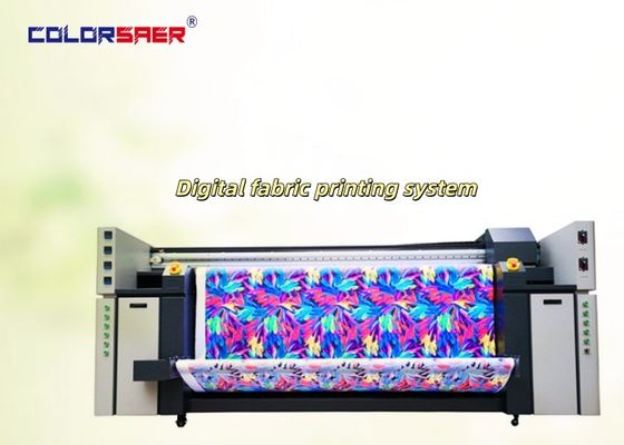 IMPRESSORA DE SUBLIMAÇÃO DIRETA PARA TEXTIL COLOR SAER, CABEÇA I3200, PARA BANDEIRAS/EXPOSIÇÃO DE PAINÉIS DE PAREDE