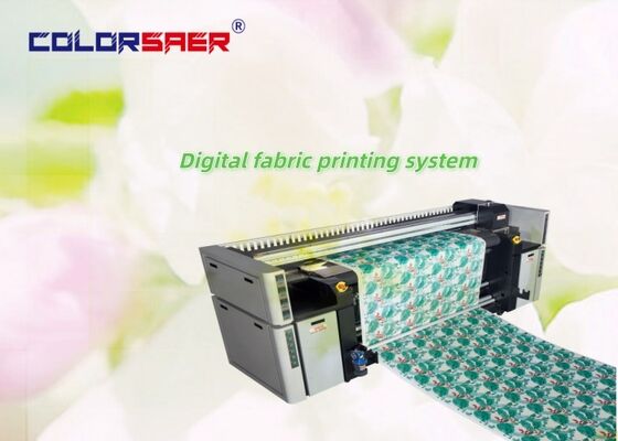 SAER Alta Qualidade Multifuncional 4 cores ou 8 cores Plotter têxtil com aquecedor sistema completo com tinta de pigmento ou tinta de sublimação