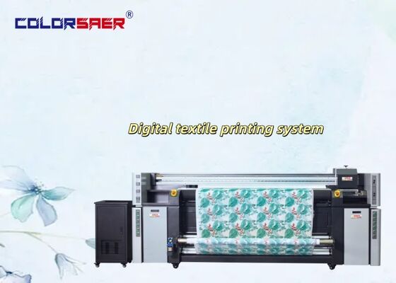 Preço Competitivo 2m ou 3.2m pode personalizar Impressora Têxtil Roll to Roll de Formato Amplo 4 ou 8 Cabeças