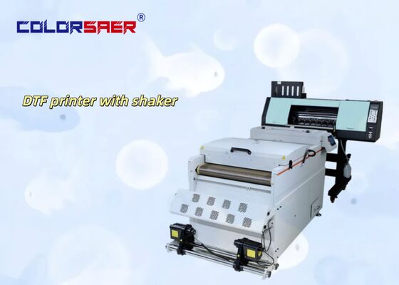 Máquina de impressão de camisetas DTF de 24 polegadas Digital Multifuncional DTF Impresora Nova condição DTF Plotter com máquina de Shaker Powder