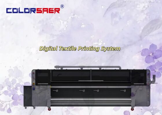 SAER COLOR Fábrica Preço competitivo Impressora de sublimação de rolo a rolo 4 e 8 cabeças de impressão Sistema de impressão têxtil