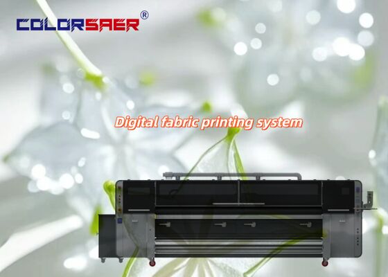 Impressora Sublimática Premium SAER COLOR com Cabeça de Impressão KJ4B-QL, Largura de Impressão de 3200mm, Automática Rolo a Rolo para Tecido de Algodão e Poliéster