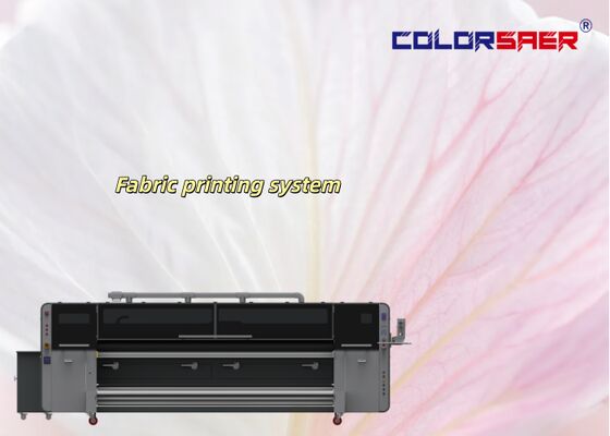 High Speed 110m2/h Digital Textile Printing Machine with 4 KJ4B-QL Print Heads and 3200mm Printing Width