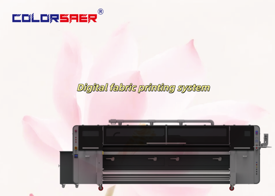 High-Performance 3200mm Large Format Fabric Printing System With Pigment & Sublimation Ink For Cotton & Polyester Fabric