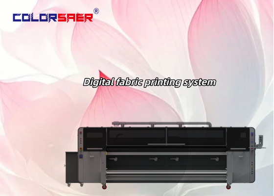 SAER Environmentally Friendly Digital Fabric Printing System with I3200 Print Head for Textile Factory