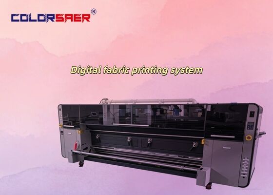 SAER Alto custo de desempenho Preço de fábrica Novo modelo 3200mm Sistema de impressão digital de têxteis de grande formato