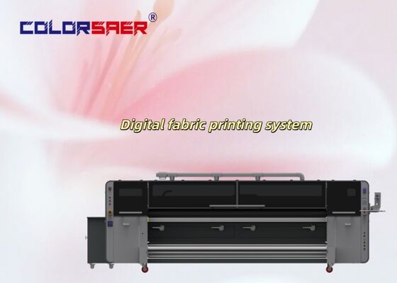Sistema de Impressão Têxtil Tinta Jato de Tinta para Tecido Modelo Novo Multicolor i3200 Cabeça de Impressão Plotter Têxtil Grande Formato 3200mm