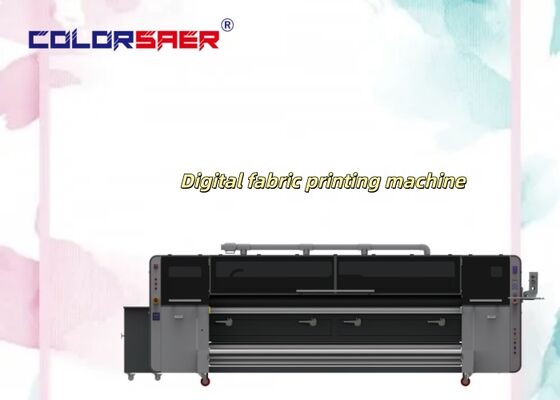 High Precision 3.2m Large Format Inkjet Textile Printing System Digital Fabric Printer with I3200 Print Head