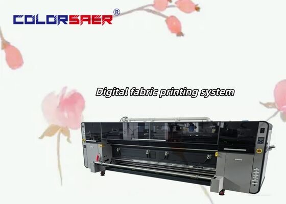 Impressora 2m e 3,2m Máquina de Impressão Digital de Têxteis Impressora de Tecidos para Materiais de Algodão e Poliéster