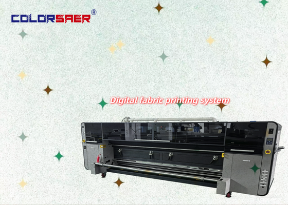Novo modelo Impressora de Tinta Textil Inkjet com aquecedor de infravermelho distante Máquina tudo em um Sistema de Impressão de Tecido com tinta de pigmento e sublimação