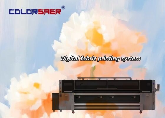 Preço de fábrica sistema de impressão digital de tecidos premium em rolos ou diretamente para fora plotter têxtil com CMYK & CYMKGRBK