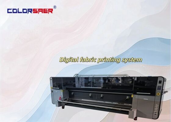 Dye Wide Size Long Service Life Digital Textile Printing System High Production Capacity Fabric Plotter