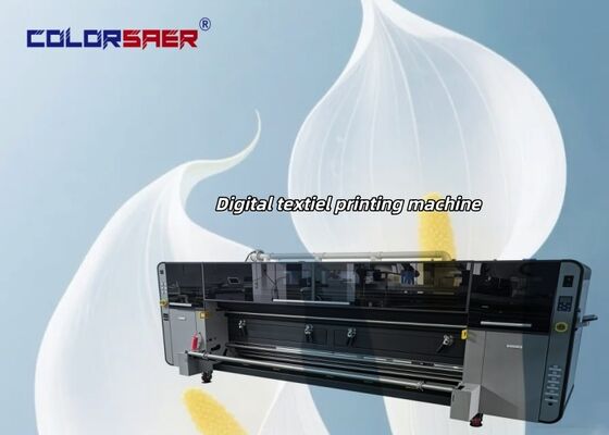 SAER High-End 3,2m Largura Máquina de Impressão Digital de Textil de Grande Formato Impressora de tecido com 4 cabeças de impressão KJ4B-QL