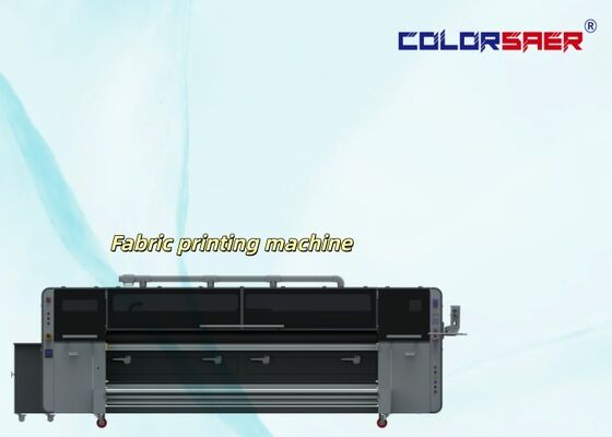 CMYK 4 cores Impressora direta para tecido SAER CSR3200 sistema de impressão textil inkjet de grande porte com 4 cabeças de impressão KJ4B-QL