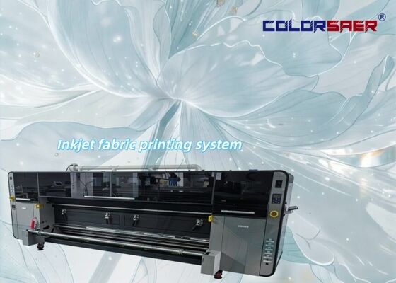 2m/ 2.3m/3.2m Máquina de impressão digital de grande formato Impressora a jato de tinta têxtil com sistema de unidade de aquecimento para tecidos