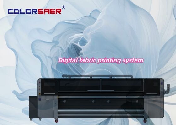 SAER Sistema automático de impressão textil de alta eficiência de jato de tinta Plotter de tecido digital com garantia de 12 meses