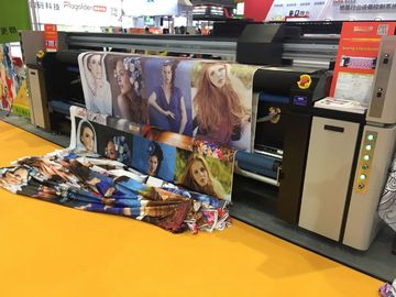 Impressão da sublimação do Inkjet da máquina de impressão da tela de três Digitas da cabeça de cópia