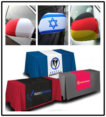 Material 100% impresso costume de confecção de malhas do poliéster da tela da urdidura para a tampa de tabela