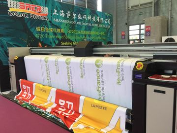 Máquina de impressão de matéria têxtil de Digitas da sublimação da impressora da tela do Inkjet 3,2 medidores