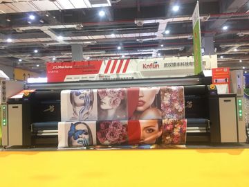 Impressora a jato de tinta contínua da bandeira dupla Piezo de CMYK 6500W