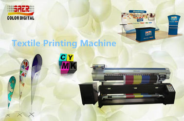 Role acima a impressão direta do poder da impressora 4160W do grande formato de Mimaki com alta resolução