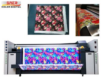 Rolo da máquina de impressão da tela da sublimação para rolar com três Epson 4720 cabeças