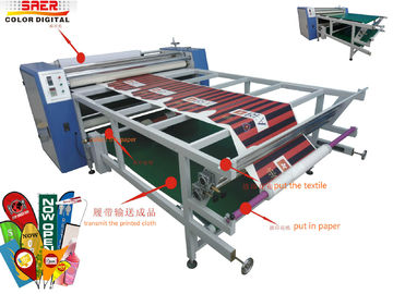 Máquina de impressão giratória de Calander da máquina automática do calendário de matéria têxtil de 1.7m