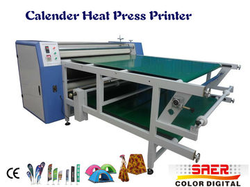Impressoras giratórias do calendário da sublimação da máquina do calendário de matéria têxtil da imprensa do calor