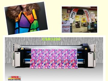 Definição máxima dupla da impressora a jato de tinta 1800DPI da máquina da impressora da tela da tinta do pigmento de Cmyk