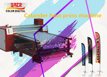 Máquina giratória 1.6m da imprensa do calor do calendário do rolo do grande formato