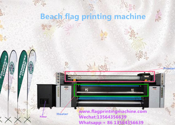 Largura dupla da máquina de impressão 2000mm de matéria têxtil do Inkjet de 1400DPI CMYK