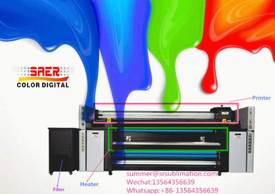 máquina de impressão de matéria têxtil do Inkjet do poliéster de 3.2m para a tampa de tabela