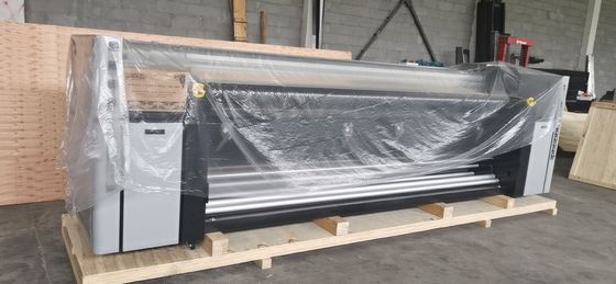 máquina de impressão de matéria têxtil do Inkjet da bandeira de praia 3.5kw com cabeça 4
