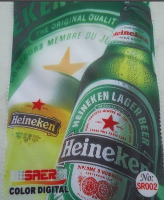 Dirija a tela da impressão de Digitas do cetim da sublimação de WhiteTextile da tintura para fazer a bandeira