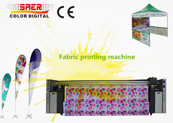 Impressora a jato de tinta dupla Large Format da sublimação de matéria têxtil da tintura de CMYK